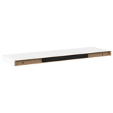 Floating Wall Shelves 4 pcs White 80x23.5x3.8 cm MDF