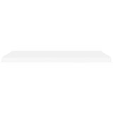 Floating Wall Shelf White 90x23.5x3.8 cm MDF