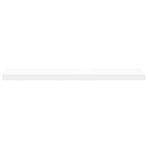 Floating Wall Shelf White 90x23.5x3.8 cm MDF