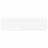 Floating Wall Shelf White 90x23.5x3.8 cm MDF