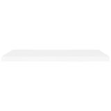 Floating Wall Shelves 2 pcs White 90x23.5x3.8 cm MDF