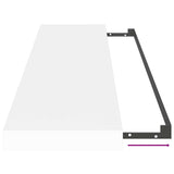 Floating Wall Shelves 2 pcs White 90x23.5x3.8 cm MDF