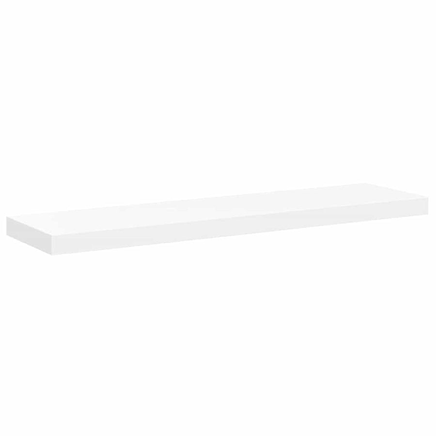 Floating Wall Shelves 4 pcs White 90x23.5x3.8 cm MDF