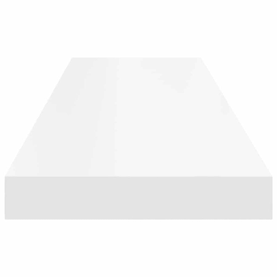Floating Wall Shelves 4 pcs White 90x23.5x3.8 cm MDF