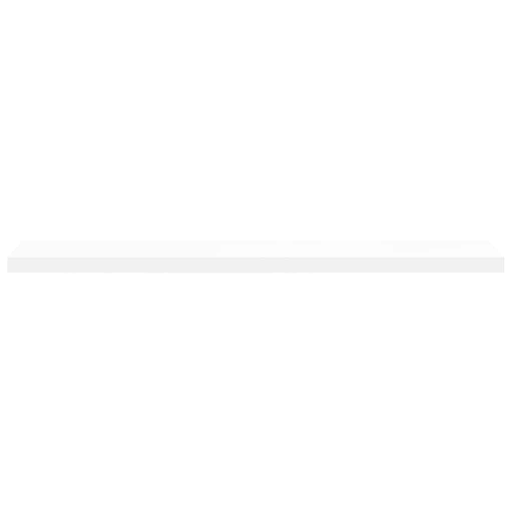 Floating Wall Shelves 2 pcs White 120x23.5x3.8 cm MDF