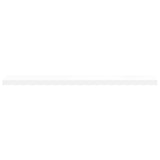 Floating Wall Shelves 2 pcs White 120x23.5x3.8 cm MDF - Close-Up Angle