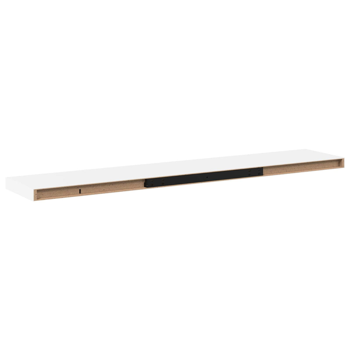 Floating Wall Shelves 2 pcs White 120x23.5x3.8 cm MDF