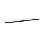 Floating Wall Shelves 4 pcs White 120x23.5x3.8 cm MDF