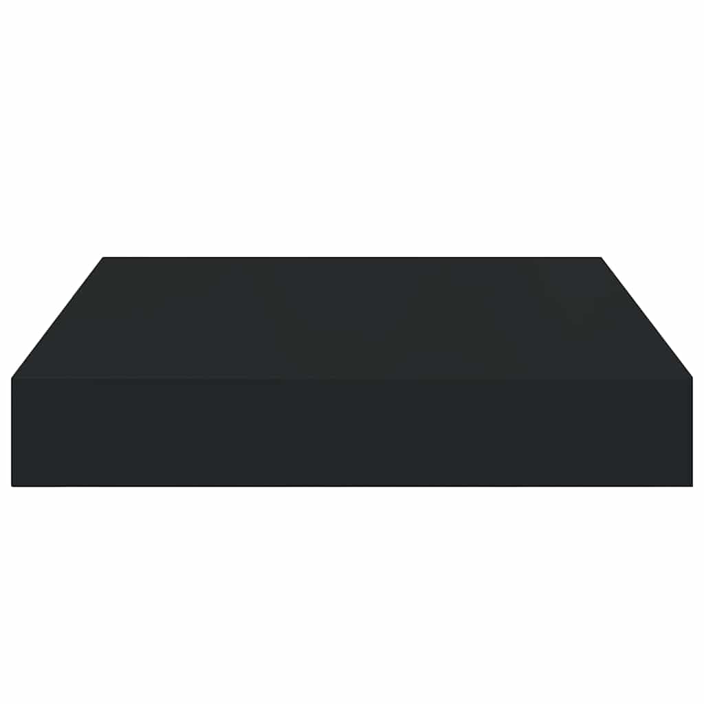 Floating Wall Shelf Black 23x23,5x3,8 cm MDF