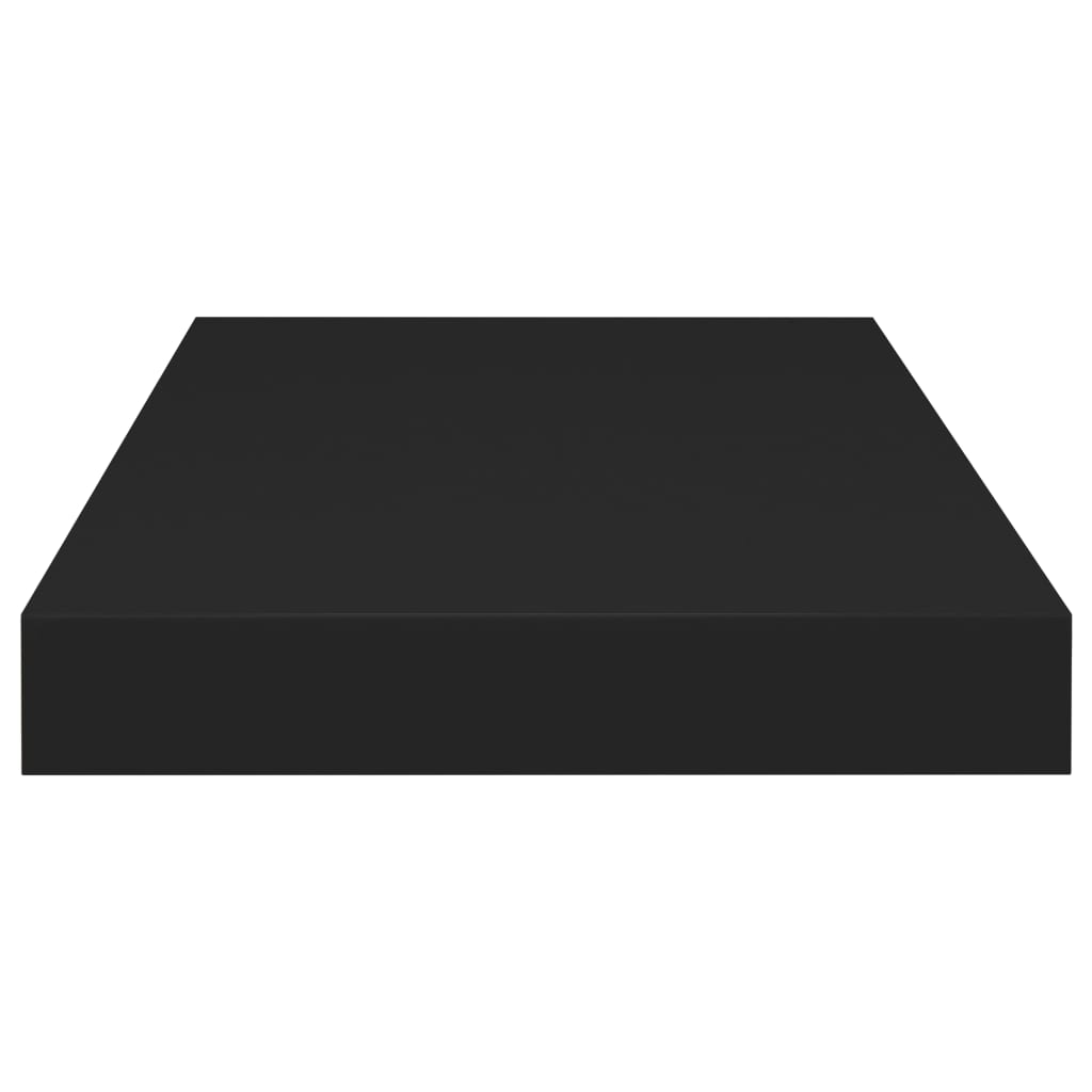 Floating Wall Shelves 2 pcs Black 50x23.5x3.8 cm MDF
