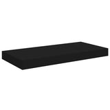 Floating Wall Shelves 2 pcs Black 50x23.5x3.8 cm MDF