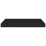 Floating Wall Shelves 4 pcs Black 60x23.5x3.8 cm MDF