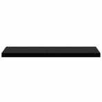 Floating Wall Shelf Black 90x23.5x3.8 cm MDF