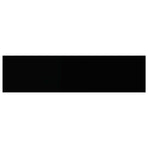 Floating Wall Shelf Black 90x23.5x3.8 cm MDF