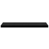 Floating Wall Shelves 2 pcs Black 90x23.5x3.8 cm MDF