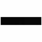 Floating Wall Shelves 4 pcs Black 120x23.5x3.8 cm MDF