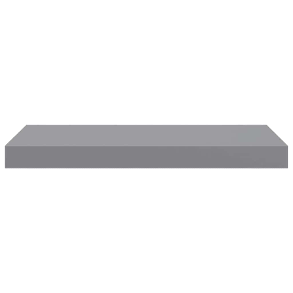 Floating Wall Shelf Grey 50x23.5x3.8 cm MDF