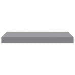 Floating Wall Shelf Grey 50x23.5x3.8 cm MDF