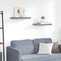 Floating Wall Shelf Grey 50x23.5x3.8 cm MDF