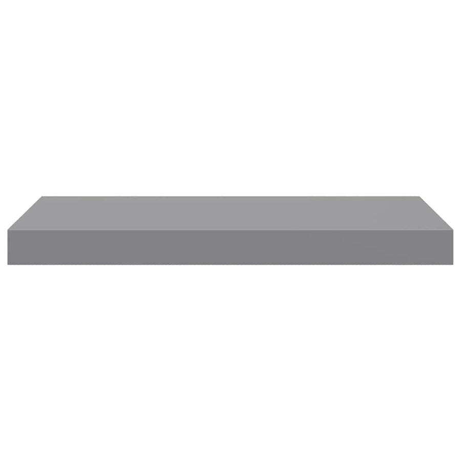 Floating Wall Shelves 4 pcs Grey 50x23.5x3.8 cm MDF