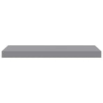Floating Wall Shelf Grey 60x23.5x3.8 cm MDF