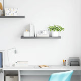 Floating Wall Shelf Grey 80x23.5x3.8 cm MDF