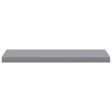 Floating Wall Shelf Grey 80x23.5x3.8 cm MDF