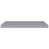 Floating Wall Shelves 4 pcs Grey 80x23.5x3.8 cm MDF