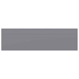 Floating Wall Shelves 4 pcs Grey 80x23.5x3.8 cm MDF