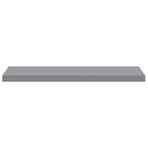 Floating Wall Shelf Grey 90x23.5x3.8 cm MDF