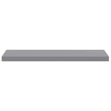 Floating Wall Shelves 4 pcs Grey 90x23.5x3.8 cm MDF
