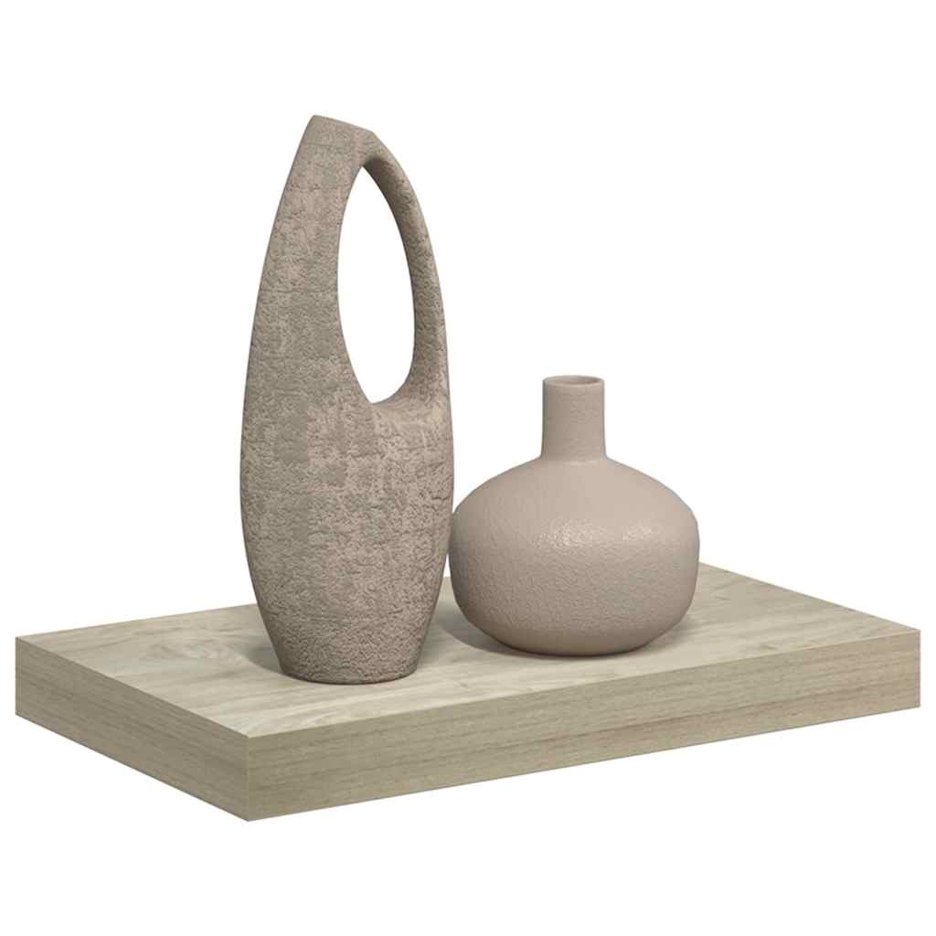 Floating Wall Shelf Oak 40x23x3,8 cm MDF