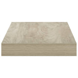 Floating Wall Shelf Oak 40x23x3,8 cm MDF