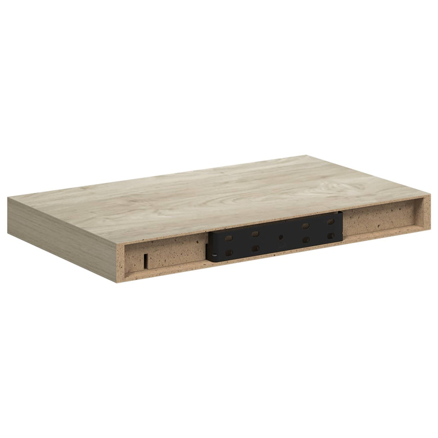Floating Wall Shelf Oak 40x23x3,8 cm MDF