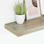 Floating Wall Shelf Oak 60x23.5x3.8 cm MDF
