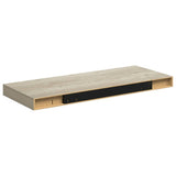 Floating Wall Shelves 2 pcs Oak 60x23.5x3.8 cm MDF - Extra Image