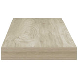 Floating Wall Shelves 4 pcs Oak 60x23.5x3.8 cm MDF