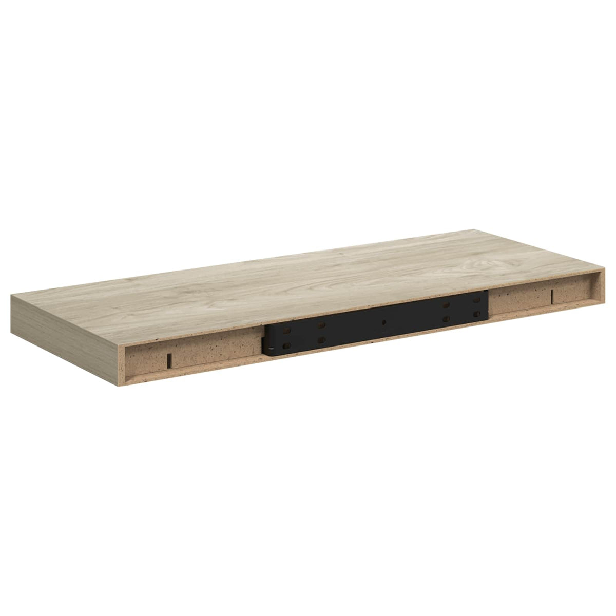 Floating Wall Shelves 4 pcs Oak 60x23.5x3.8 cm MDF