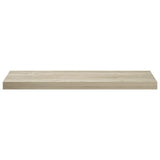 Floating Wall Shelf Oak 80x23.5x3.8 cm MDF - Rear View