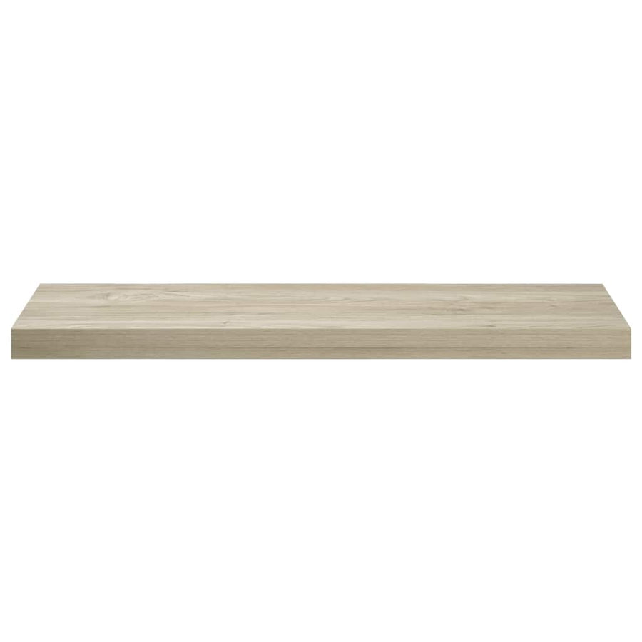 Floating Wall Shelf Oak 80x23.5x3.8 cm MDF