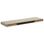 Floating Wall Shelf Oak 80x23.5x3.8 cm MDF