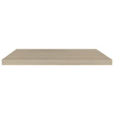 Floating Wall Shelves 2 pcs Oak 80x23.5x3.8 cm MDF