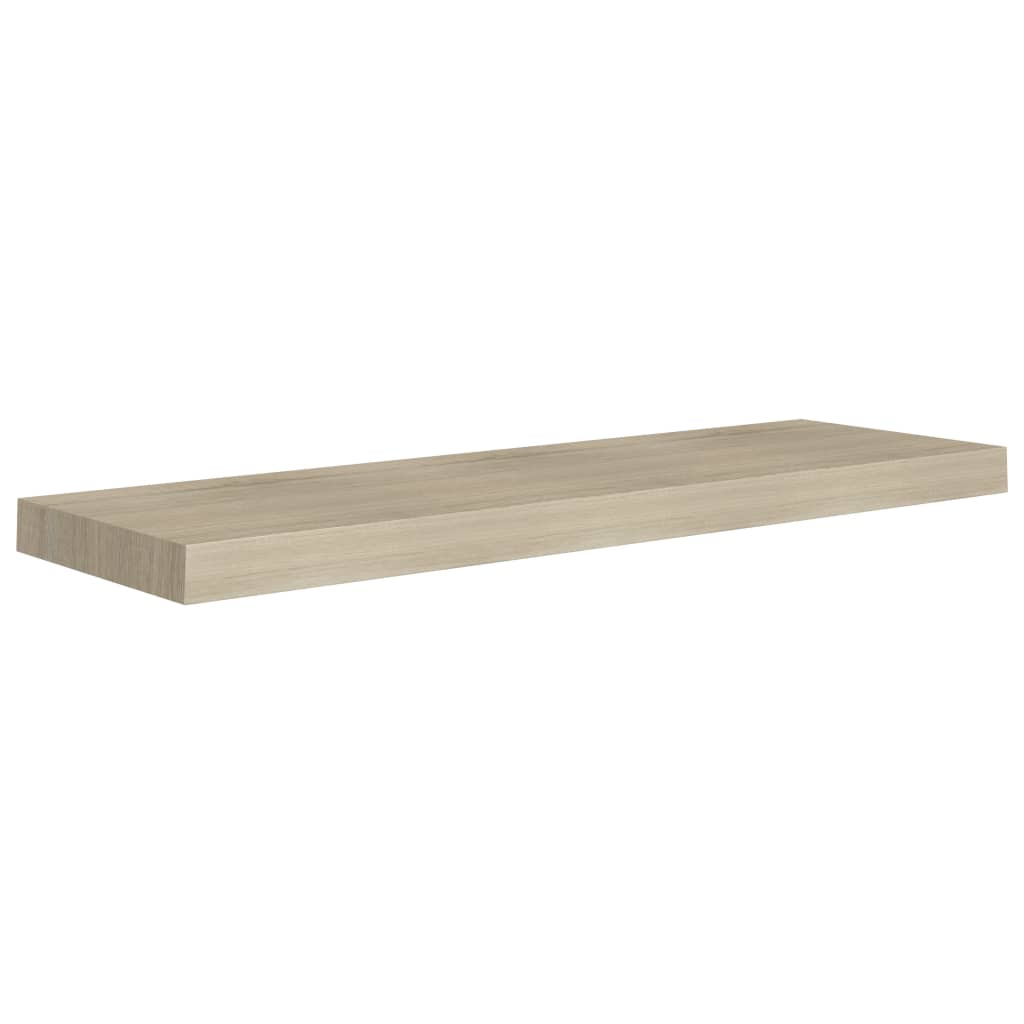 Floating Wall Shelves 4 pcs Oak 80x23.5x3.8 cm MDF