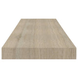 Floating Wall Shelves 4 pcs Oak 80x23.5x3.8 cm MDF