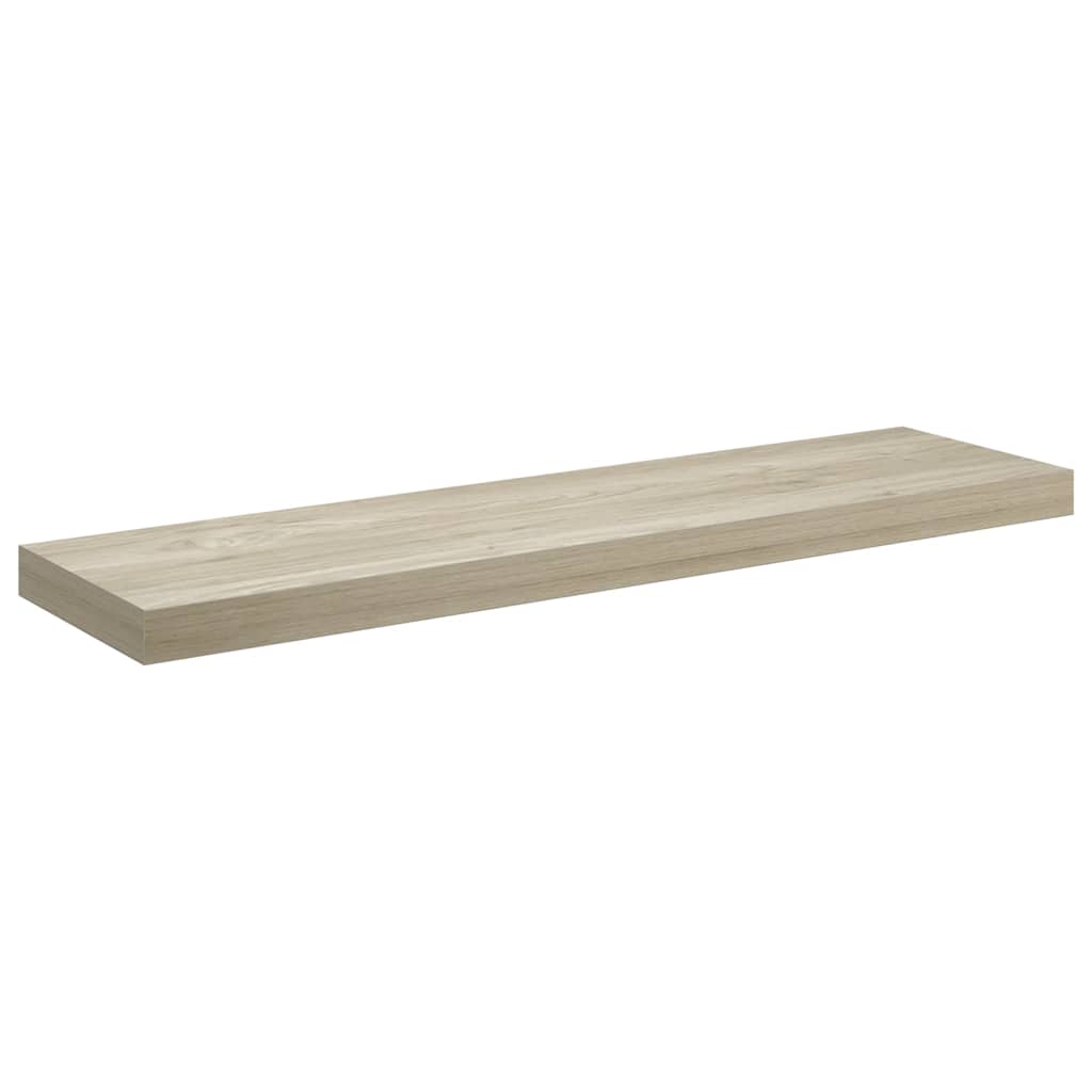 Floating Wall Shelf Oak 90x23,5x3,8 cm MDF