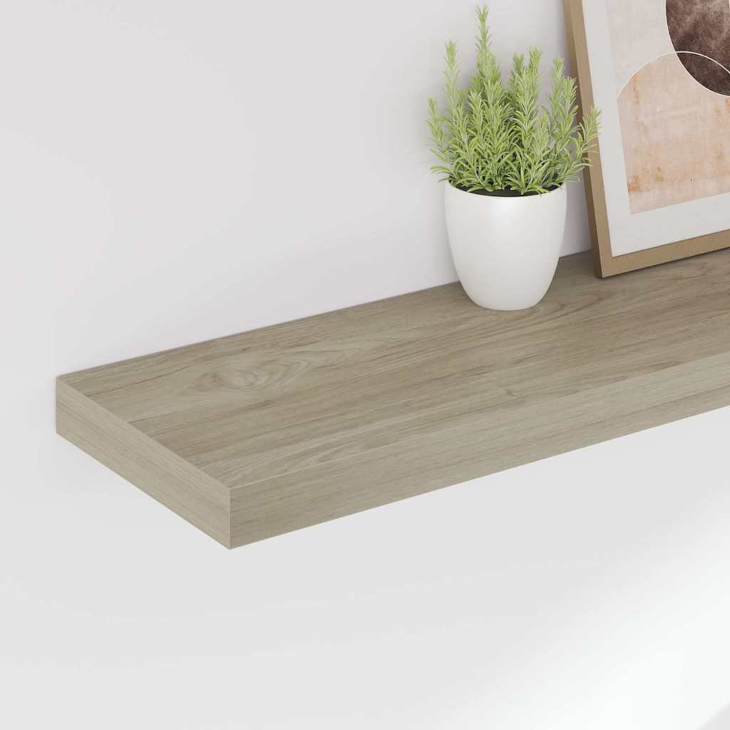 Floating Wall Shelf Oak 90x23,5x3,8 cm MDF