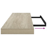 Floating Wall Shelf Oak 90x23,5x3,8 cm MDF - Extra Image