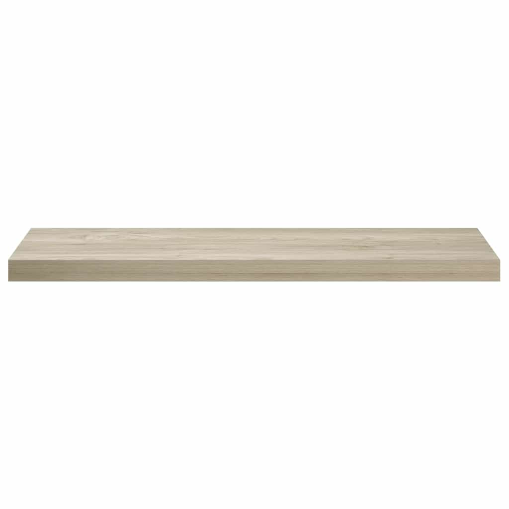 Floating Wall Shelves 2 pcs Oak 90x23,5x3,8 cm MDF