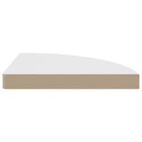 Floating Corner Shelves 4 pcs White 35x35x3.8 cm MDF - 45-Degree Angle