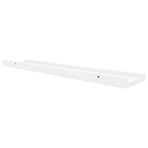 Picture Frame Ledge Shelves 2 pcs White 60x9x3 cm MDF